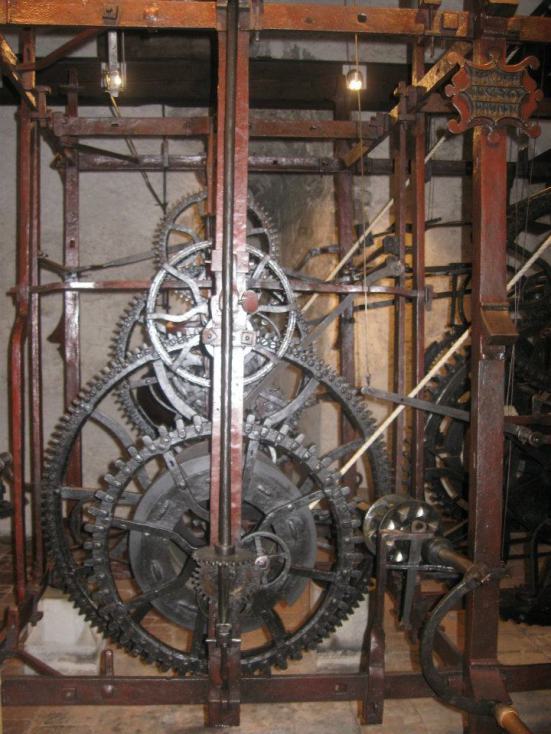Inside the Zytglogge clock tower